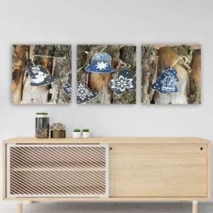 Image of DRPRC50 Multicolor Decorative Canvas Painting (3 Pieces)