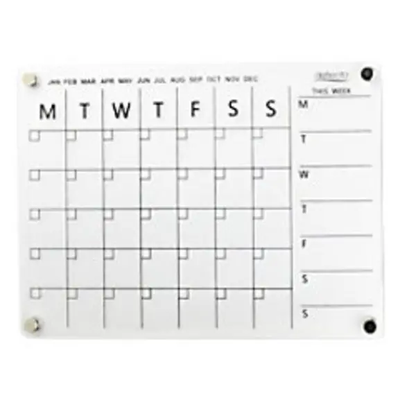 Image of Deflecto Deflecto A3 Acrylic Weekly/Monthly Planner Magnetic Mounting System 420 x 297mm - WPMA3MG WPMA3MG