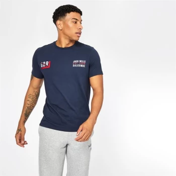 Image of Jack Wills Stowbridge Graphic T-Shirt - Navy