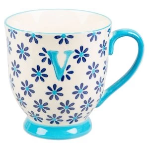 Image of Sass & Belle Bohemian Mug Letter V