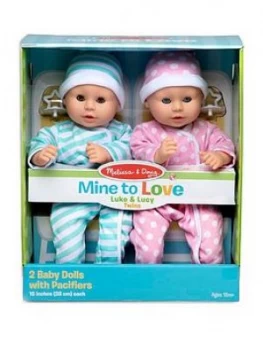 Image of Melissa & Doug Mine To Love Luke & Lucy