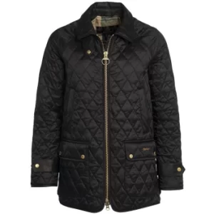 Image of Barbour Womens Kelham Quilted Jacket Black/Ancient 12