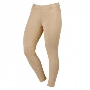 Image of Dublin Performance Cool It Gel Riding Tights Ladies - Beige