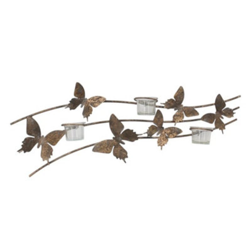 Image of MSL 67CM METAL CANDLE HOLDER BUTTERFLY