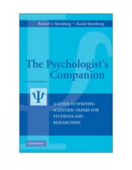 Image of The Psychologists Companion by Robert J. Sternberg Paperback