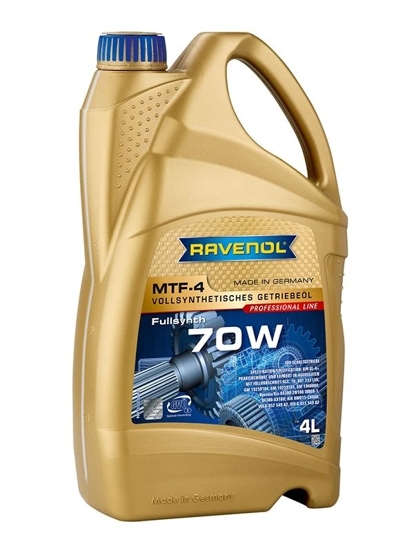 Image of RAVENOL 1221113-004-01-999 Transmission Oil 70W, Capacity: 4l, Full Synthetic Oil Transmission Oil (1667)