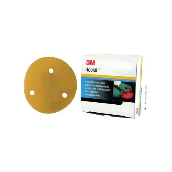 Image of 3M Hookit 255P 50726 Grinding Disc Set, random orbit sander 76 P80