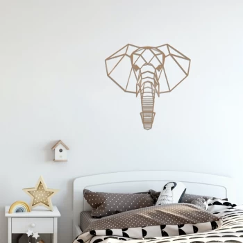Image of Elephant 2 - Copper Copper Decorative Metal Wall Accessory