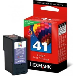 Image of Lexmark 41 Tri Colour Ink Cartridge