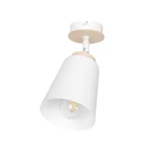 Image of Atlas White Single Spotlight 1x E27