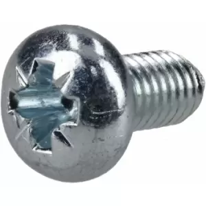 Image of R-tech - 337033 Pozi Pan Head Machine Screws bzp M3 6mm - Pack Of 100