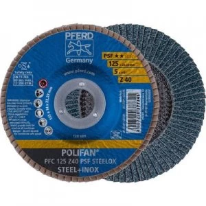 Image of PFERD 67764125 POLIFAN-serrated washer PFC 125 Z40 PSF STEELOX Diameter 125mm 10 pc(s)