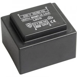 Image of PCB mount transformer 1 x 230 V 1 x 18 V AC 3.60 VA 200 mA