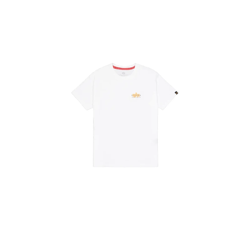 Image of alpha industries Puff sleeve printed T-Shirt Alpha Industries Back Print Blanc Male M
