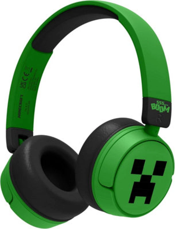 Image of OTL Minecraft Green Wireless Headphones, Green MC1231