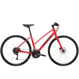 Image of Trek FX 2 Disc Womens Hybrid Bike - Red