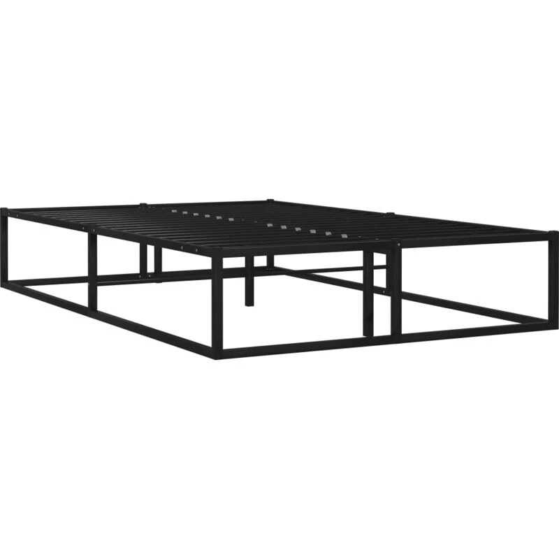 Image of VIDAXL Bed Frame without Mattress Black Metal 120x200cm Vidaxl 8720286162569