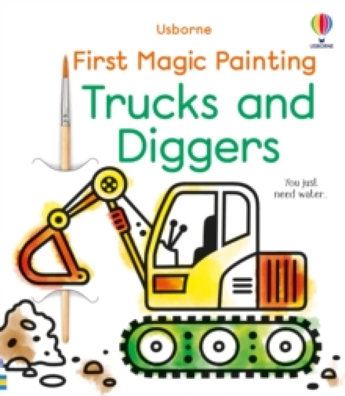 Image of First Magic Painting Trucks and Diggers Paperback / softback
