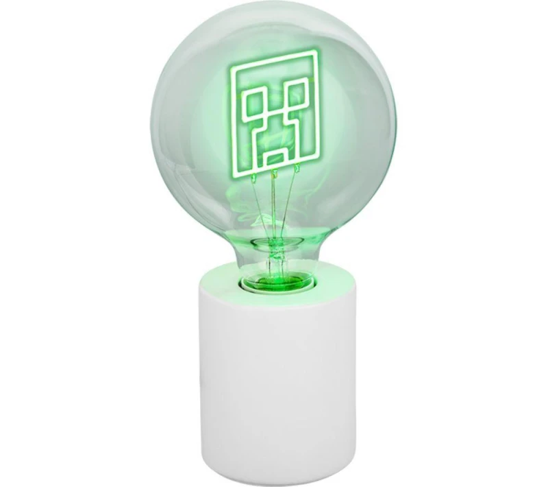 Image of PALADONE Minecraft Creeper LED Neon Bulb Lamp 5056577757514