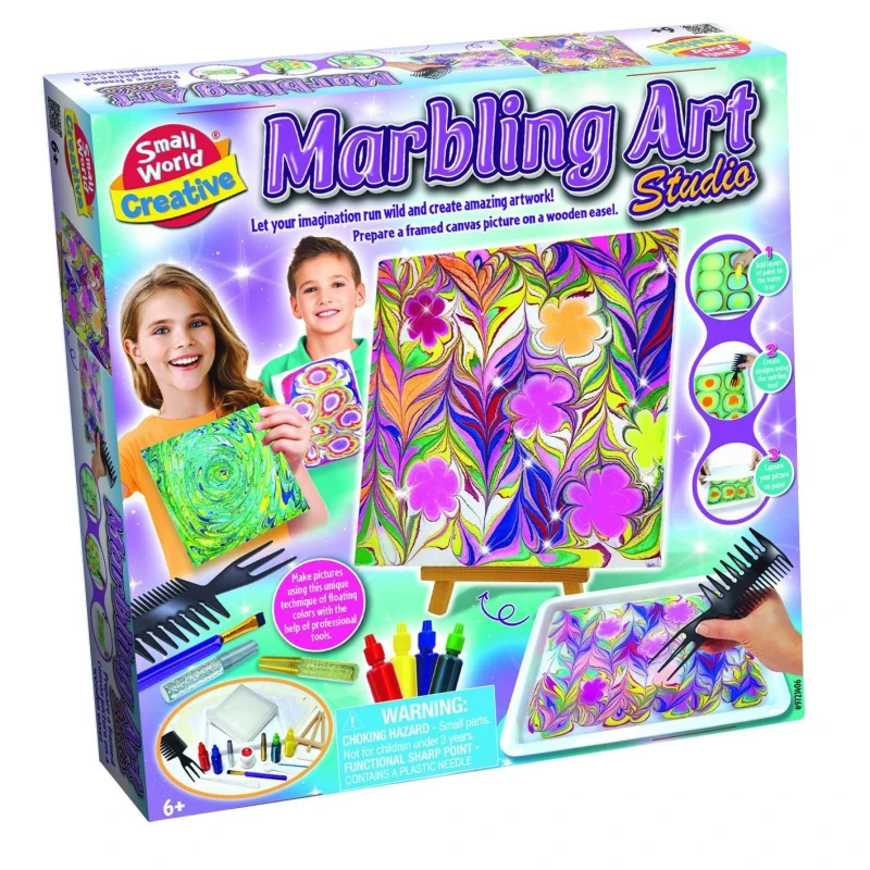 Image of Small World Toys Marbling Art Studio, Multi 1406-