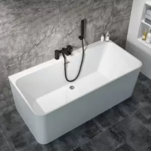 Image of Freestanding Double Ended Back to Wall Bath 1500 x 740mm - Oslo