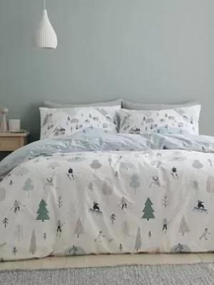 Image of Bianca Fine Linens Winter Fun Christmas Duvet Set