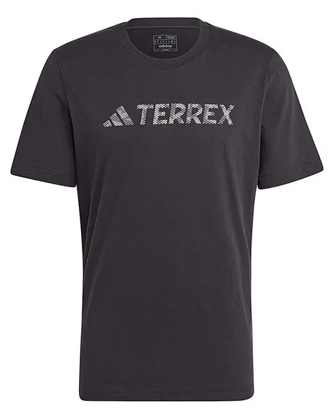 Image of Adidas adidas Terrex Logo T-Shirt Black Male S34/37 AT92501