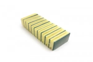 Image of Bentley Sponge Scourers Pk10 Grn/ylw