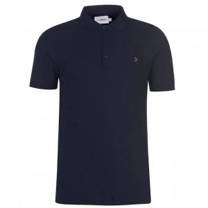 Image of Farah Vintage Blaney Polo - Navy