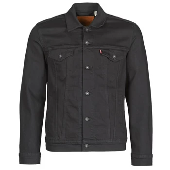 Image of Levis THE TRUCKER JACKET mens Denim jacket in Black - Sizes XXL,S,M,L,XL