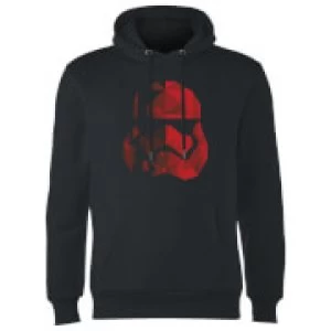 Image of Star Wars Jedi Cubist Trooper Helmet Black Hoodie - Black - M