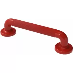 Image of Nymas NymaPRO Plastic Fluted Grab Rail with Concealed Fixings 300mm Length - Red