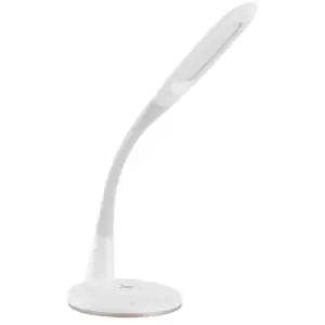 Image of Netlighting Trunca LED Desk Task Lamp White Wireless Charging