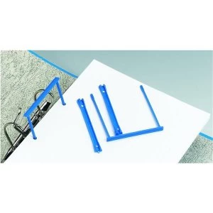 Image of 5 Star Filing Clip Polypropylene Blue Pack 10