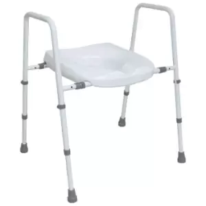 Image of NRS Healthcare Mowbray Toilet Seat & Frame - Width Adjustable