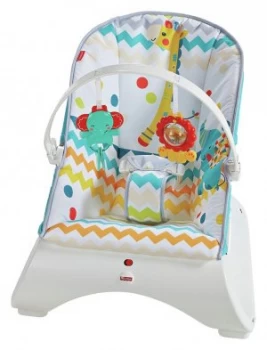 Image of Fisher Price Colourful Carnival Comfort Curve Bouncer
