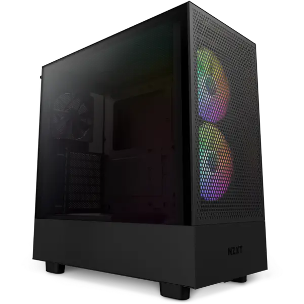 Image of NZXT H5 Flow RGB Edition ATX Mid Tower Case - Black - CC-H51FB-R1