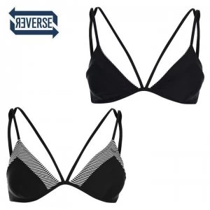 Image of ONeill Reversible Triangle Bikini Bra Top Ladies - Black