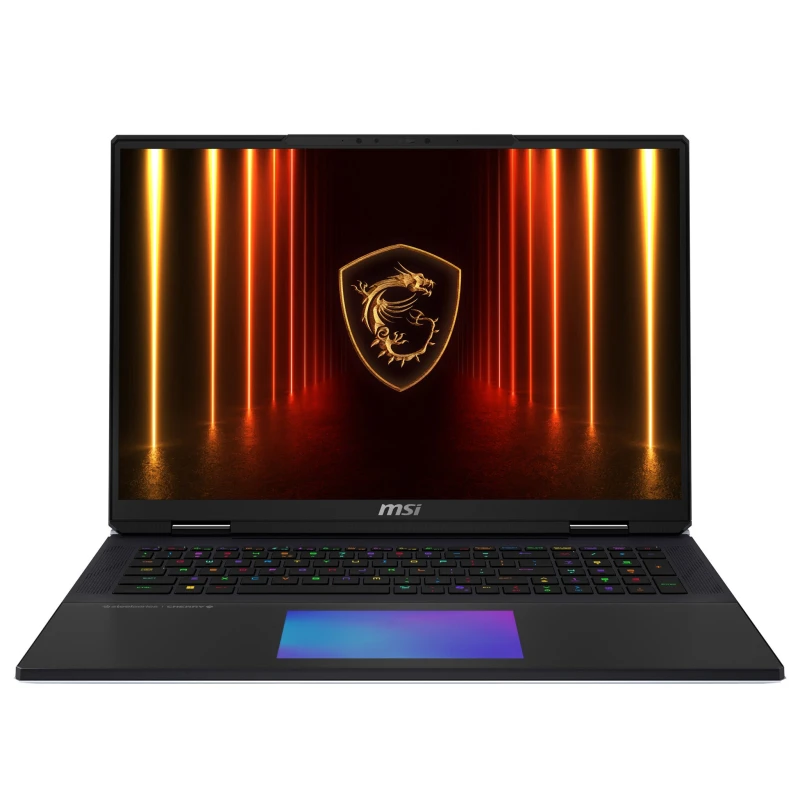 Image of MSI Titan 18 HX AI A2XWIG-008UK Intel Core Ultra 9 285HX Laptop 45.7cm (18") UHD+ 64GB DDR5-SDRAM 2 TB SSD NVIDIA GeForce RTX 5080 WiFi 7 (802.