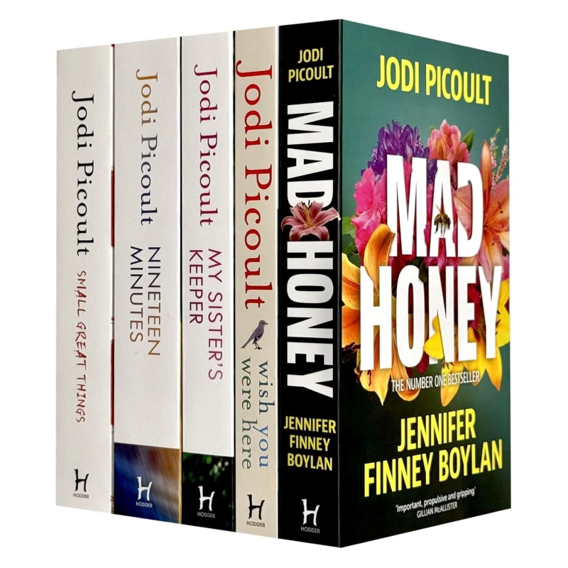 Image of Jodi Picoult Collection 5 Books Set (Small Great Things, My Sister's Keeper, Wish You Were Here, Nineteen Minutes & Mad Honey) Jodi Picoult Books