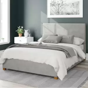 Image of Garland Plush Velvet Ottoman Bed Silver