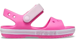 Image of Crocs Bayaband Sandals Kids Electric Pink J1
