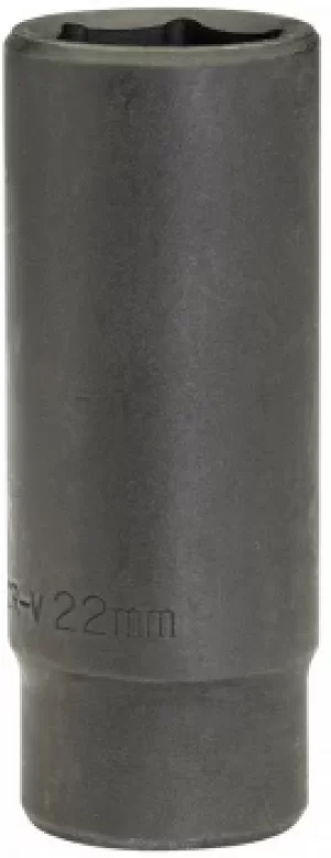 Image of Draper Expert 22mm 1/2" Square Drive Deep Impact Socket (Sold Loose) 410D-MMB 59882