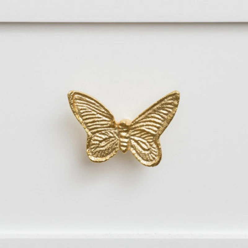Image of Melody Maison Gold Butterfly Drawer Knob Gold