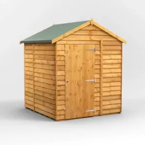 Image of 6X6 Power Overlap Apex Windowless Shed