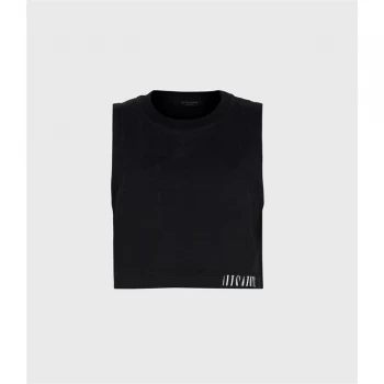 Image of AllSaints Lila Crop Sweatshirt - Black