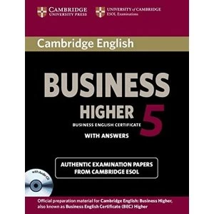 Image of Cambridge English Business 5 Higher Self-study Pack (Student's Book with Answers and Audio CD) Mixed media product 2012