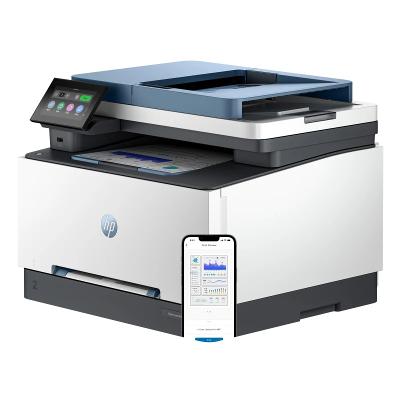 Image of HP LaserJet Pro 3302sdw Wireless Multifunction Color Printer. Copier.