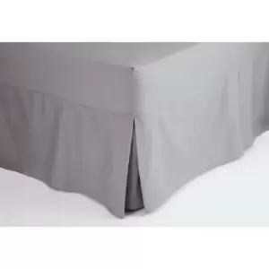 Image of Fitted Sheet Valance Double Grey