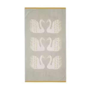 Image of Scion Swim Swam Sawn Bath Towel, Pebble